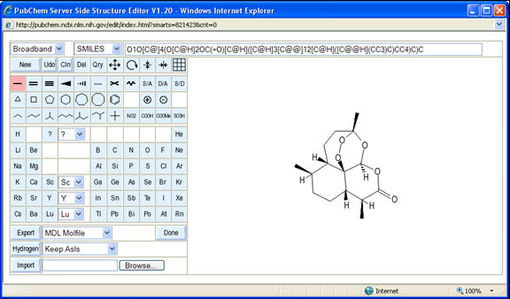 how to empty current selection on chemdoodle